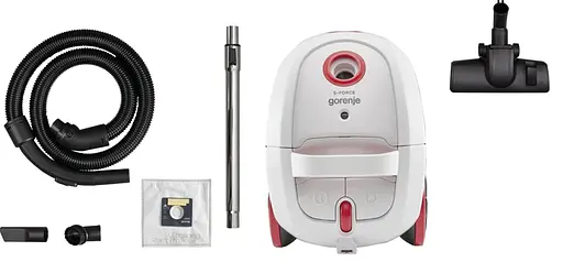 Пилосос Gorenje VCE21SFWR (мішок ) білий - фото 2