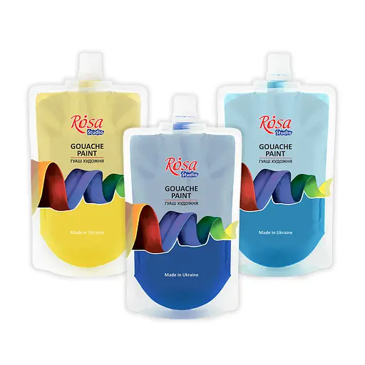 Краска Гуашевая Белила Титановые (901) 200 мл Rosa Studio - фото 1