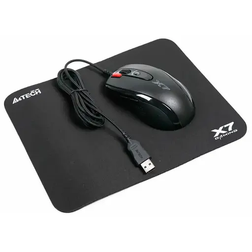 Мышь A4Tech X-7120 USB Black X-710BK + коврик X7-200MP (Bundle)
