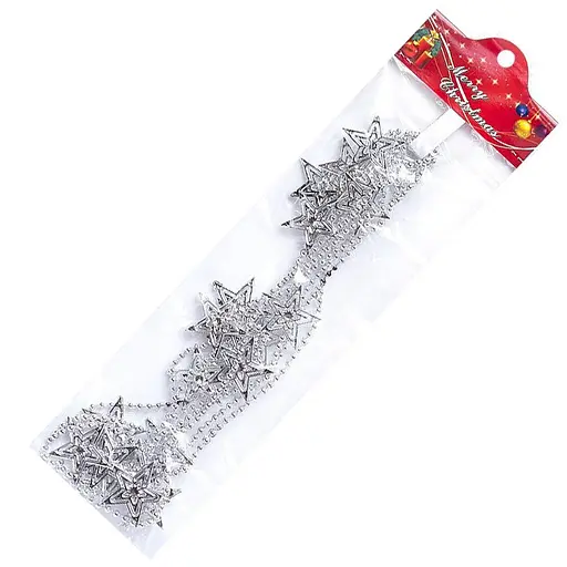 Декоративное ожерелье на елку "Звездочки" Bambi XYA-319 размер 2,7 м - фото 2