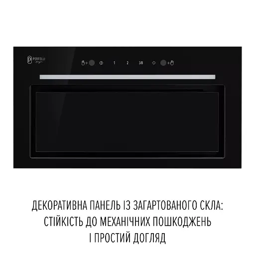 Вытяжка полновстраиваемая Perfelli Design Filini 5 Nero Silenzio - фото 3