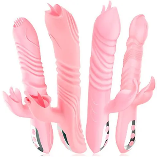 Вибратор с подогревом Pretty Love Leopold силиконовый женский комбинированный телесный