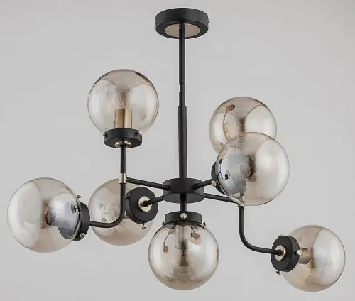 Люстра современная лофт ALFA Transformers Black 24847 - фото 1
