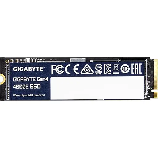Накопитель SSD Gigabyte m.2 NVMe 500GB 4000E PCI-E 4.0 x4 480 512 (G440E500G) - фото 1