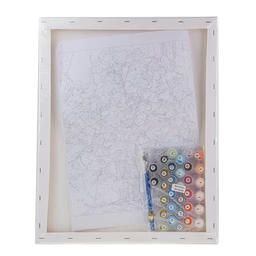 Набір для розпису по номерах "Гортензія блакитно-рожева" 40*50 см, IDEA2-GX47110, ТМ "99IDEAS" - фото 6