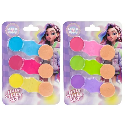 Дитяча косметика "Крейда для волосся" Bambi UKR2411, 3 кольори - фото 1