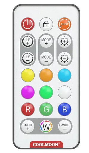 Контролер Coolmoon SK1 WHITE ARGB 3PIN to SATA з пультом (SK1 WHITE) - фото 10