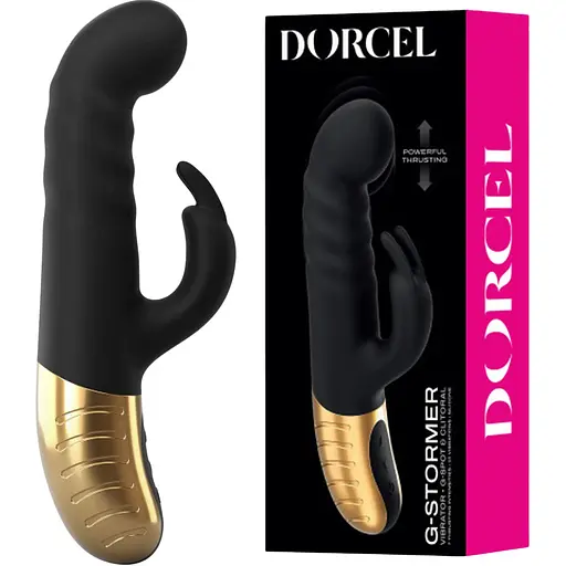 Вібратор кролик Dorcel G-Stormer 23.5х3.9 см чорний