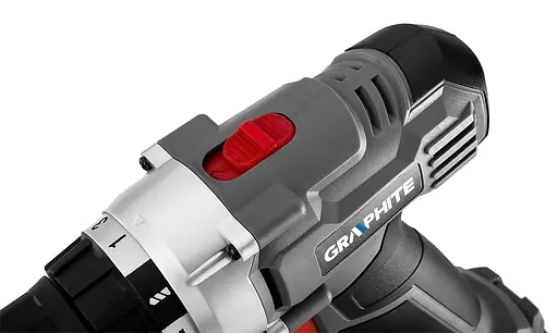 Шурупокрут-дриль акумуляторний Graphite Energy+ 18В 1х2 А/г 44 Нм 0-350 0-1250 об/хв ЗП 1.2кг - фото 4