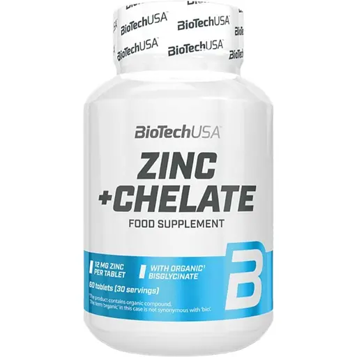 Мінерали BiotechUSA Zinc + Chelate 60 таблеток 