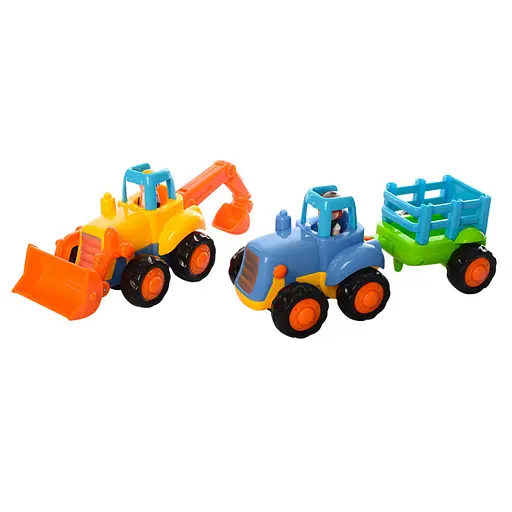 Набір іграшкових машинок Будтехніка 326m інерційні - фото 4
