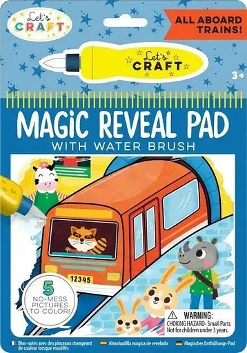 Водна розмальовка Залізниця LETS CRAFT MRP016 Різнокольоровий - фото 1