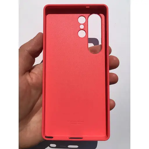 Оригінальний протиударний силіконовий чохол Samsung Silicone Case для Galaxy S25 Ultra Red EF-PS938CREGWW - фото 3