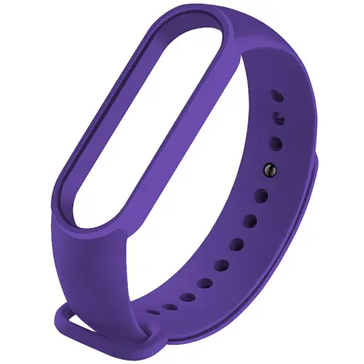 Силиконовый ремешок для Xiaomi Mi Band 7/6/5 Фиолетовый / Purple