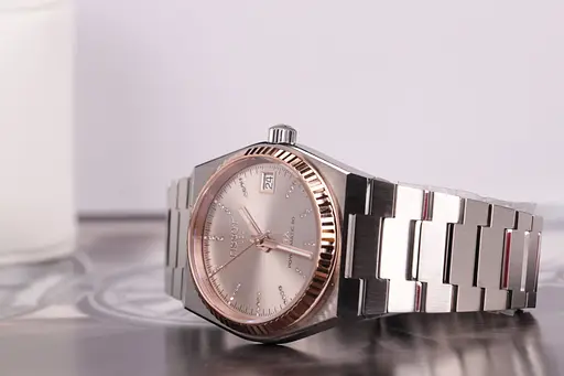 Часы Tissot PRX 35 мм Powermatic 80 Steel & 18k Gold Bezel T931.207.41.336.00 - фото 2
