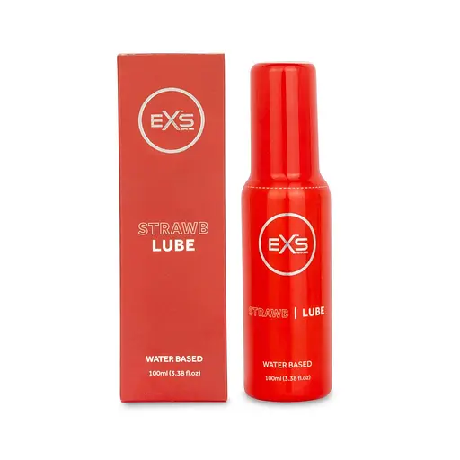 Лубрикант на водній основі EXS Strawb Lube Water Based 100 мл - фото 2
