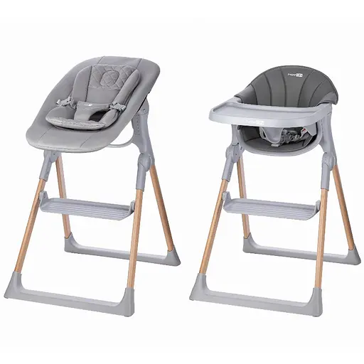 Стульчик для кормления FreeON Flexi Grow 2 в 1 grey (85192) - фото 1