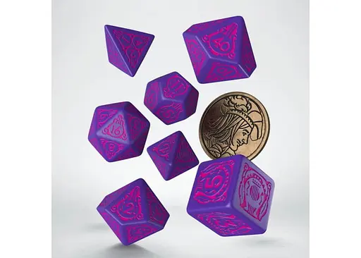 Набір кубиків The Witcher Dice Set. Dandelion - The Conqueror of Hearts , 7 шт. (SWDA3R) - фото 2