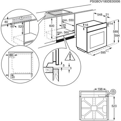 Электрическая духовка Electrolux OPEB 2520 R - фото 7