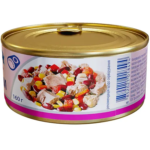 Салат с тунцом Аквамарин Мексиканский 160 г - фото 2