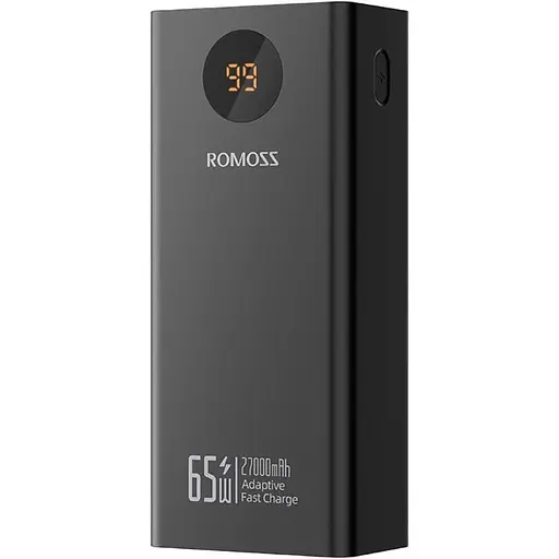 Универсальна мобильна батарея Romoss PEA27S Pro 27000mAh 65W Black (PEA27-282-2111H) - фото 2