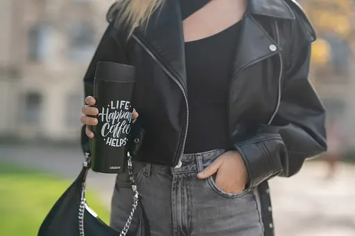 Термокружка Ardesto Coffee Time 450 мл Черный AR2645BC - фото 2