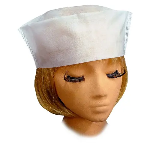 Шапочка біла медична карнавальна. - фото 1