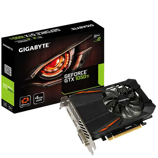 Відеокарта GeForce GTX 1050 Ti 4GB Gigabyte D5 (GV-N105TD5-4GD) Б/В - фото 1