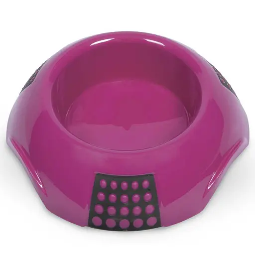 Пластиковая миска для собак и кошек MPS Luna S Wrubb. Mix Color 19 см 300 мл - фото 2