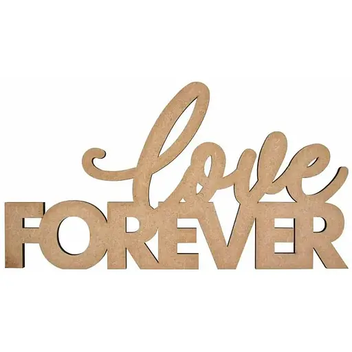 Заготовка напис Rosa Talent Love Forever МДФ 45х25 см