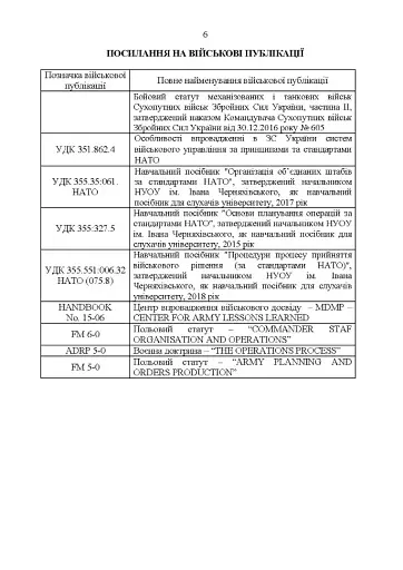 Методичні рекомендації з планування та організації бою за стандартами НАТО (штаб бригади (батальйону) та їм рівних) - фото 5