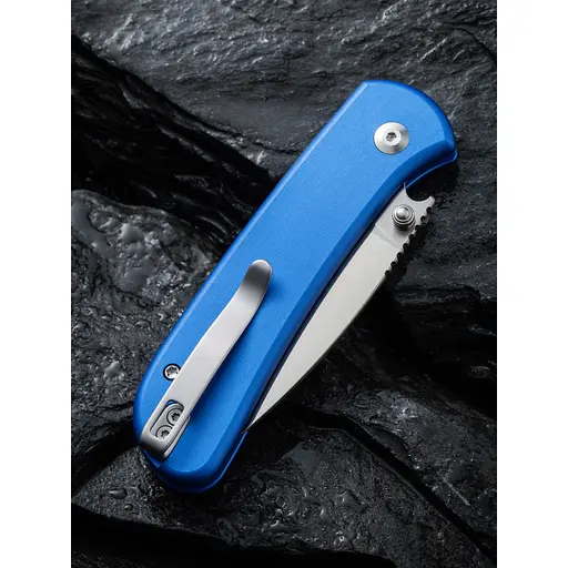 Нож складной Civivi Qubit Bright Blue Aluminum C22030E-3 - фото 14
