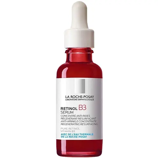 Інтенсивна антивікова коригувальна сироватка La Roche-Posay Retinol B3 проти глибоких зморшок нерівного тону та текстури шкіри обличчя 30 мл (MB230201) - фото 1