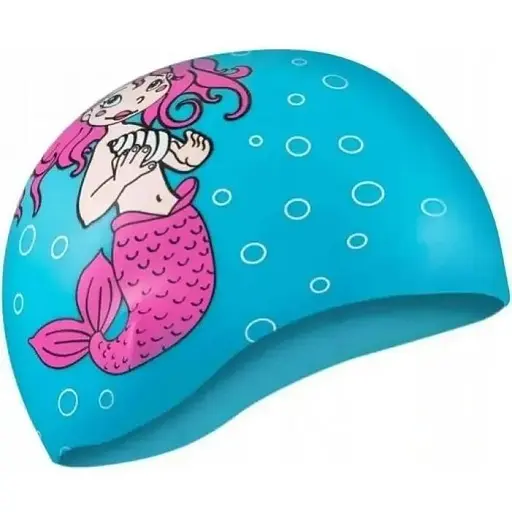 Шапочка для плавания Aqua Speed Kiddie Blue (1000-142-Mermaid)