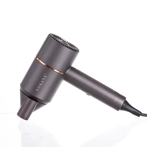 Фен для волосся Sokany SK-2202 з концентратором 1200 Вт Коричневий - фото 2