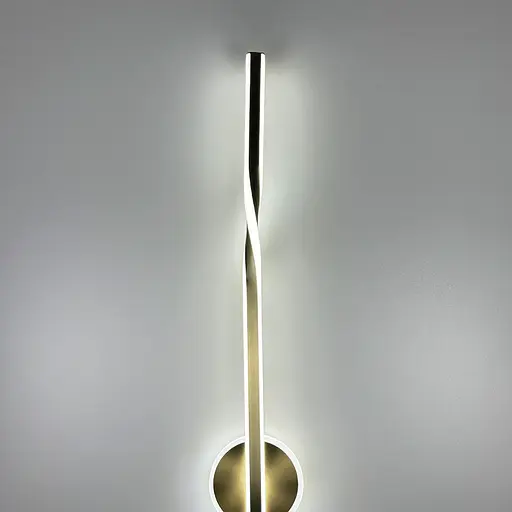 Удлиненное светодиодное латунное бра 80 см 4000K Line F Арт. WB32/800 AB - фото 5