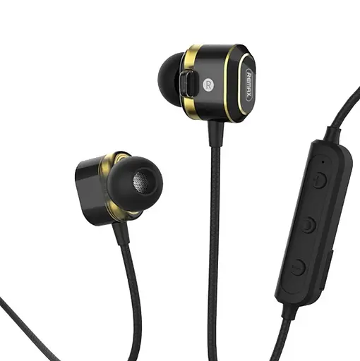 Вакуумні Bluetooth навушники‑гарнітура Remax RB‑S26 Чорні
