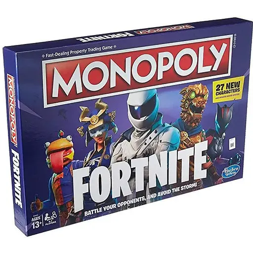 Настольная игра Hasbro Monopoly Game Fortnite 27 новых персонажей FN 27 - фото 1