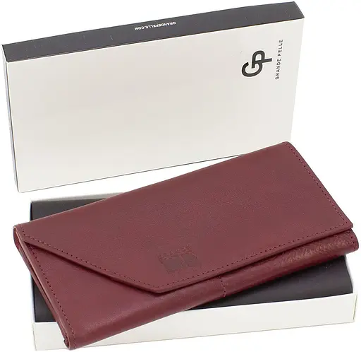 Мужской кожаный кошелек Grande Pelle acs0029490 - фото 7