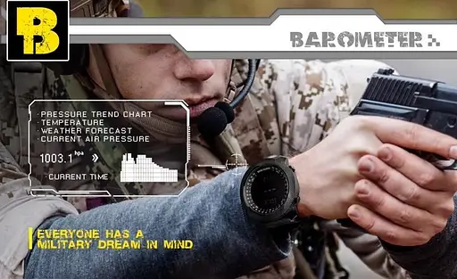 Военные тактические часы North Edge Apache мужские зеленые - фото 7