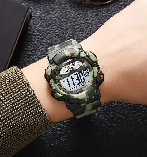 Чоловічий спортивний годинник Skmei 2153 (Камуфляж) - фото 5