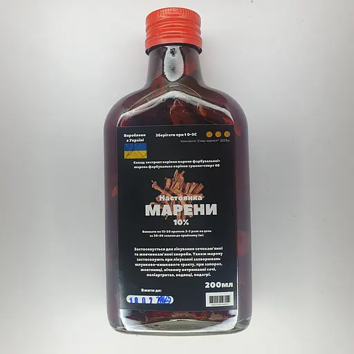 Настоянка на корінні марени фарбувальної 200 мл - фото 1