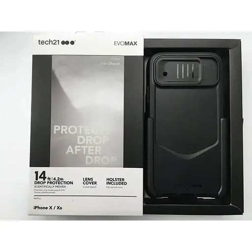 Противоударный чехол Tech21 Evo Max для iPhone X / XS / 10 (5.8") Black (T21-6178) - фото 7