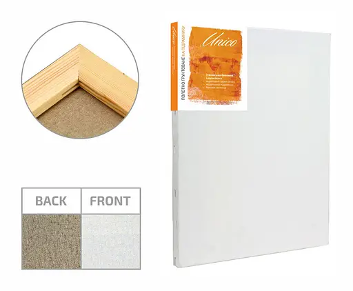 Підрамник Unico 30×40 см модуль №00 середнє зерно акрил італійська бавовна Light - фото 6