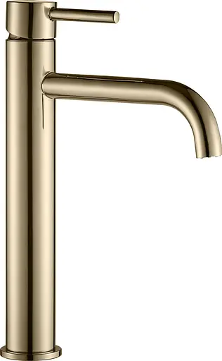 Смеситель для раковины VBI Milano gold высокий VBI-050101GL Золотой - фото 1