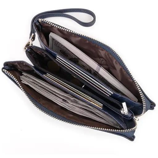 Женский кожаный кошелек-клатч ST Leather 19.2х10х2 см acs0015943 - фото 3