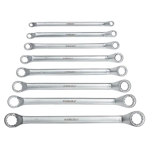 Ключи накидные Sigma 8 шт 6-22 мм CrV satine (6010051) - фото 1