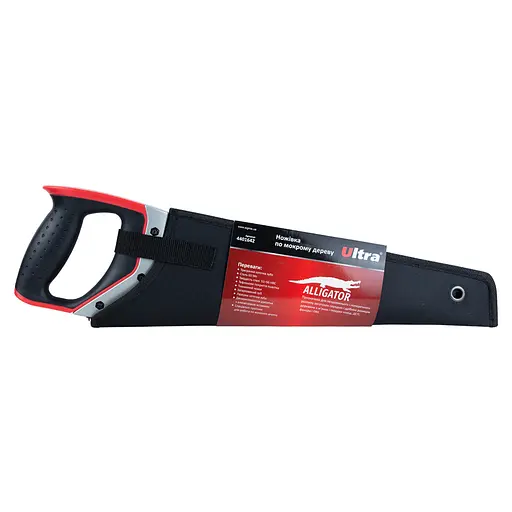Ножовка по дереву Ultra с тефлоновым покрытием 400 мм 7TPI Aligator + чехол (4401642) - фото 2