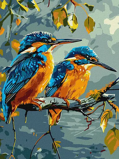 Набор для росписи по номерам Сокровища природы, 30x40 см, КНО6640