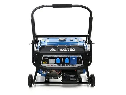Бензиновий генератор Tagred 6,0/6,5 кВт, однофазний, ручний/електрозапуск (TA6500GKWX) - фото 2